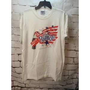 Vintage Coca-Cola Celebrate America 1991 Volunteer single-stitch shirt (XL)